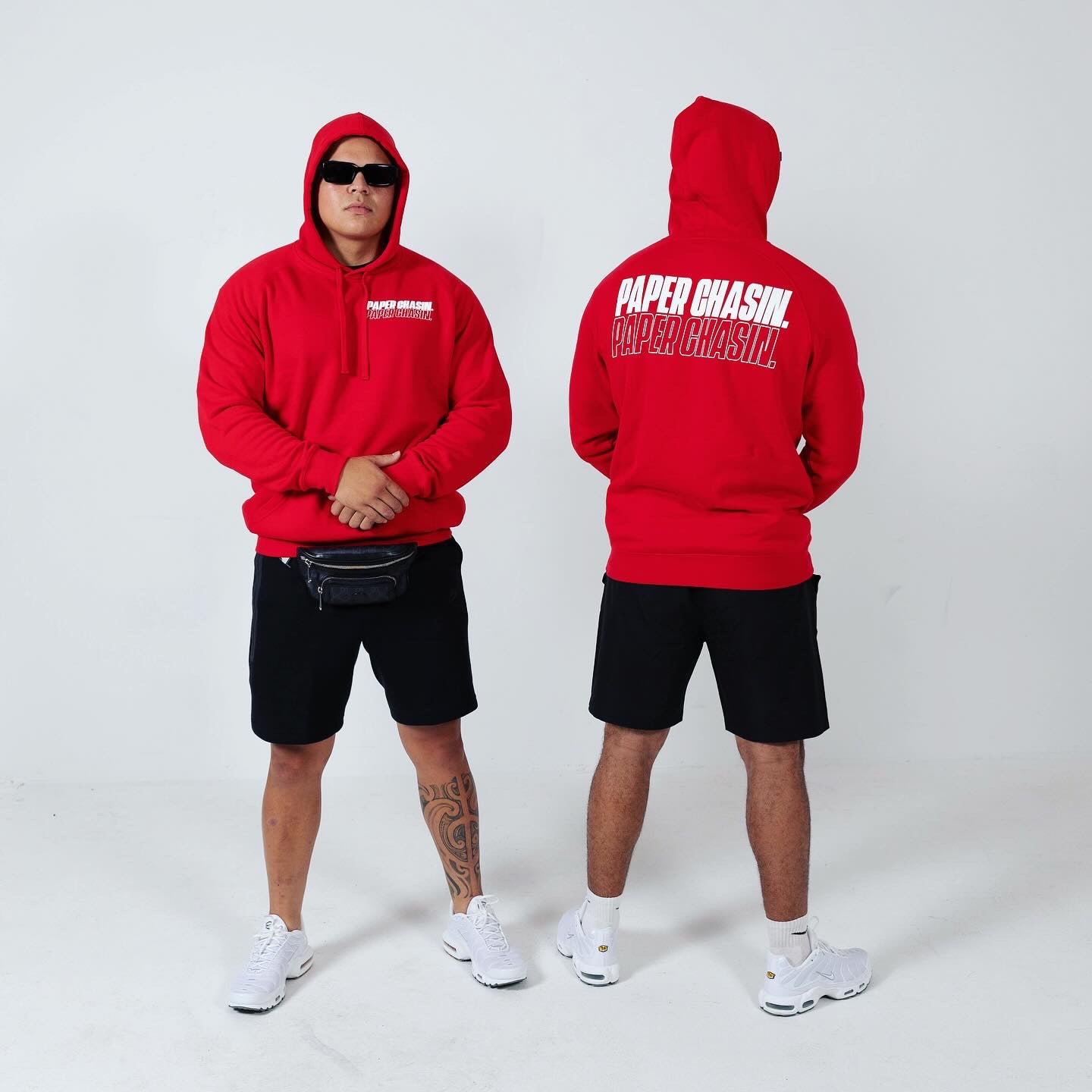 PAPER CHASIN - HOODIE / RED